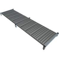 Plateforme de travail en une &eacute;tape &agrave; hauteur r&eacute;glable, 24" la x 97" pr, Capacit&eacute; de 800 lb, Enti&egrave;rement soud&eacute; MAS Chibougamau