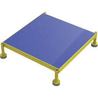 Plateforme de travail en une &eacute;tape &agrave; hauteur r&eacute;glable, 24" la x 24" pr, Capacit&eacute; de 800 lb, Enti&egrave;rement soud&eacute; MAS Chibougamau