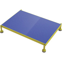 Plateforme de travail en une &eacute;tape &agrave; hauteur r&eacute;glable, 24" la x 36" pr, Capacit&eacute; de 800 lb, Enti&egrave;rement soud&eacute; MAS Chibougamau