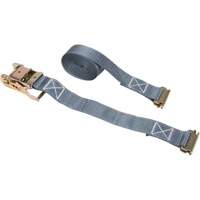 Ratchet Strap, E-Track System, 2" W x 16' L, 1333 lbs. (605 kg) Working Load Limit MAS Chibougamau