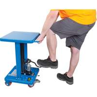 Table de travail hydraulique, 18'' lo x 18'' la, Acier, Capacit&eacute; 500 lb MAS Chibougamau