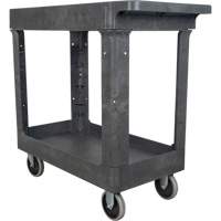 Utility Service Cart, 2 Tiers, 16-1/2" x 32-1/2" x 34-1/2", 550 lbs. Capacity MAS Chibougamau