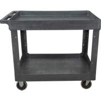 Chariot utilitaire pour l'entretien, 2 tiers, 24-5/8" x 32-1/2" x 40", Capacit&eacute; 550 lb MAS Chibougamau