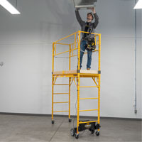 Syst&egrave;me de motorisation pour &eacute;chafaudage Climb-N-Go MAS Chibougamau