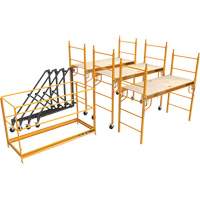 Trousse compl&egrave;te de tour d'&eacute;chafaudage pour cloison s&egrave;che de 18', 122" p x 236" h MAS Chibougamau