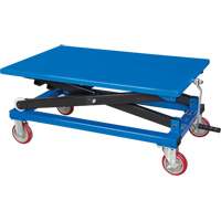 Table &eacute;l&eacute;vatrice manuelle &agrave; ciseaux, 37-3/8" lo x 23-5/8" la, Acier, Capacit&eacute; 660 lb MAS Chibougamau