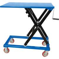 Table &eacute;l&eacute;vatrice manuelle &agrave; ciseaux, 37-3/8" lo x 23-5/8" la, Acier, Capacit&eacute; 660 lb MAS Chibougamau