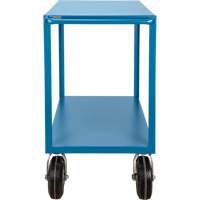 Outdoor Shelf Cart, 2 Tiers, 18" W x 39" H x 33" D, 1200 lbs. Capacity MAS Chibougamau