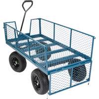 Wagon with Drop Sides, 24" W x 48" L, 800 lbs. Capacity MAS Chibougamau