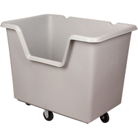 Starcart Easy-Access Box Truck, Polyethylene, 46" L x 31" W x 49" H, 24 cu. ft. Volume, 900 lbs. Capacity MAS Chibougamau