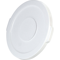 Couvercles ronds Brute, Couvercle plat, Plastique/Poly&eacute;thyl&egrave;ne, Convient aux contenants 15-5/8" dia. MAS Chibougamau