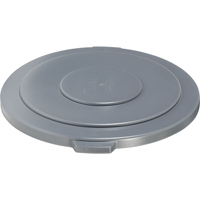 Couvercles ronds Brute, Couvercle plat, Plastique/Poly&eacute;thyl&egrave;ne, Convient aux contenants 26-1/2" dia. MAS Chibougamau