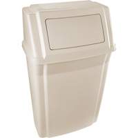 Contenants Slim Jim profil&eacute;s, Couvercle &agrave; battant, Plastique, Convient aux contenants 19-1/2" x 12" MAS Chibougamau
