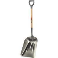 Grain Scoop #8, Wood, Aluminum Blade, D-Grip Handle MAS Chibougamau