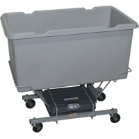 Scale Carts, Polyethylene, 33" L x 19" W x 29" H, 5 cu. Ft. Volume, 250 lbs. Capacity MAS Chibougamau