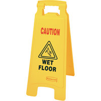 "Wet Floor" Safety Signs, English with Pictogram MAS Chibougamau