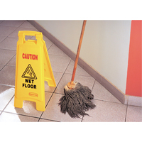 "Wet Floor" Safety Signs, English with Pictogram MAS Chibougamau