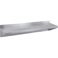 Tablettes, Acier inoxydable, 18" la x 5" p MAS Chibougamau