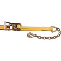 Ratchet Straps, Chain Anchor, 2" W x 30' L, 3335 lbs. (1513 kg) Working Load Limit MAS Chibougamau