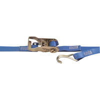 Heavy-Duty Utility Straps, Wire Hook, 1" W x 13' L, 167 lbs. (76 kg) Working Load Limit MAS Chibougamau
