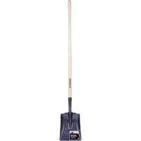 Pelle carr&eacute;e  Pro, Bois, Lame Acier durci, Manche en Droit, Longueur 48" MAS Chibougamau