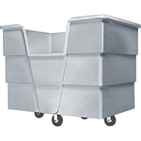 Jumbo Starcart Box Truck, Polyethylene, 65" L x 45" W x 54" H, 60 cu. ft. Volume, 1500 lbs. Capacity MAS Chibougamau