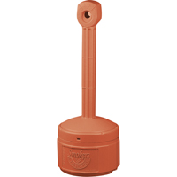 Smokers Cease-Fire&reg; Cigarette Butt Receptacle, Free-Standing, Plastic, 1 US gal. Capacity, 30" Height MAS Chibougamau