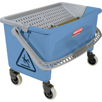 Seau pour vadrouille de finition en microfibres, Capacit&eacute; de 10.75 gal. US (43 pintes), Bleu MAS Chibougamau