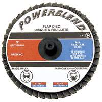 POWERBLEND Roll-on Flap Disc, 2" x Type R, Z120 Grit, Zirconia Alumina MAS Chibougamau