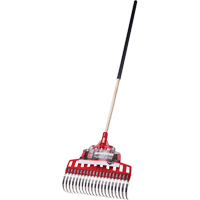 Multi-Purpose Lawn Rake, 20" Blade, 20 Tines, Hardwood Handle, Steel Blade MAS Chibougamau