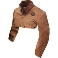Plastron &agrave; manches en cuir de qualit&eacute; standard, T-Grand, Brun MAS Chibougamau