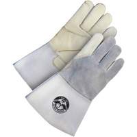 Gander Brand Utility Grain Leather Welder Gloves, Grain Cowhide, Size Large MAS Chibougamau
