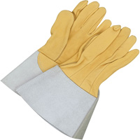 Gander Brand Reverse Grain TIG Welder Gloves, Grain Deerskin, Size 10 MAS Chibougamau