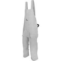 Leather Welding Apron, Split-Leg Bib, Pearl Grey MAS Chibougamau