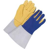 TIG Welder Gloves with 5.5" Cuff, Grain Deerskin, Size 10 MAS Chibougamau