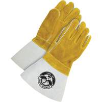 Welder Gloves with 5" Cuff, Split Cowhide, Size One Size MAS Chibougamau