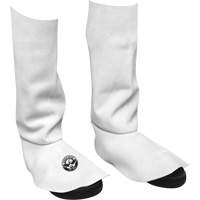 Leather Welding Spats, 15" L, Pearl Grey MAS Chibougamau