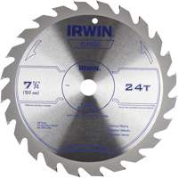 Classic Series Circular Saw Blade, 7-1/4", 24 Teeth, Wood Use MAS Chibougamau