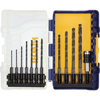 Jobber Length Drill Bit Set, 12 Pieces, High Speed Steel MAS Chibougamau