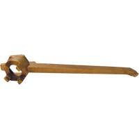 Cl&eacute; pour obturateur de baril, Poign&eacute;e 12", Bronze MAS Chibougamau