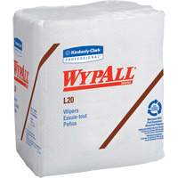 WypAll&reg; L20 Single-Use Towels, All-Purpose, 12-1/2" L x 12" W MAS Chibougamau