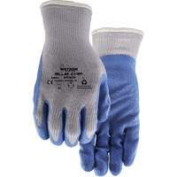 Gants enduits Stealth Blue Chip, Grand, R&ecirc;vetement Latex de caoutchouc, Calibre 10, Enveloppe en Polyester MAS Chibougamau