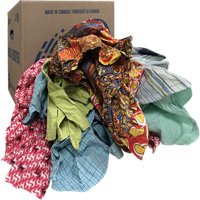 Wiper Rags, Mix Colours, 10 lbs. MAS Chibougamau