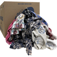 Select Wiper Rags, Flannel, Mix Colours, 20 lbs. MAS Chibougamau