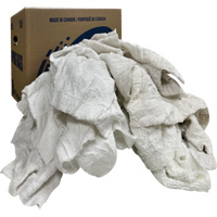 Wiper Rags Box, Terrycloth, White, 10 lbs. MAS Chibougamau