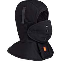 565A Doublure matelass&eacute;e FR &agrave; long col pour casque, Noir, Coton MAS Chibougamau
