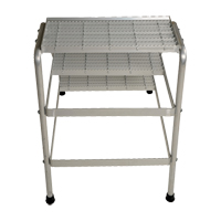 Escabeau en aluminium, 3 marches, 34-9/16" x 22-13/16" x Hauteur 30" MAS Chibougamau
