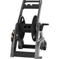 Foldable Hose Reel Cart, 175', Aluminum/Poly-Plastic MAS Chibougamau