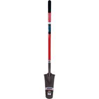 Pelle &agrave; drain robuste, Acier au carbone, Lame 16" x 6", 45" lo, Manche Droit MAS Chibougamau