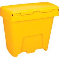 Bacs d'entreposage pour sel & sable, Avec Moraillon, 21" x 27" x 26", 4,24 pi³, Jaune MAS Chibougamau